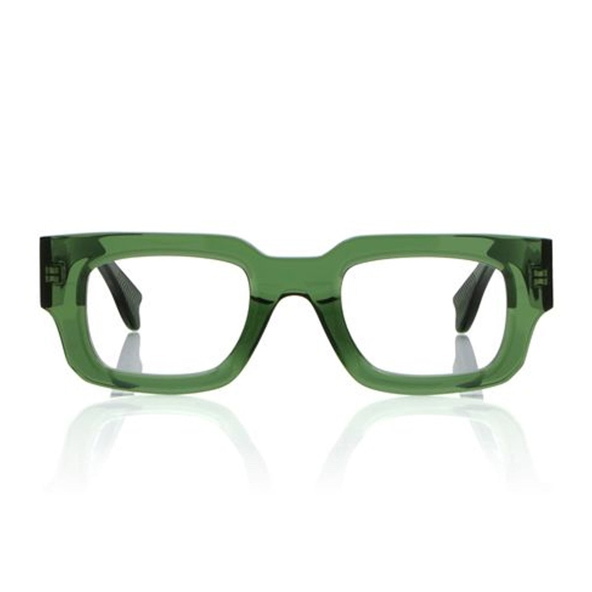 Monokol Concept Eyewear Mk263 Transparent Green Acetato Sunglasses