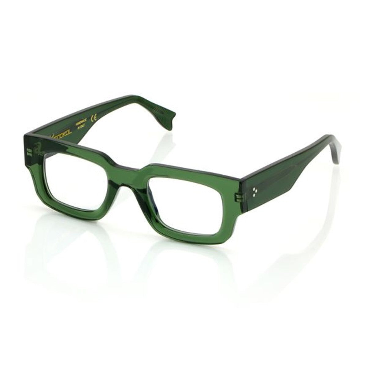 Monokol Concept Eyewear Mk263 Transparent Green Acetato Sunglasses