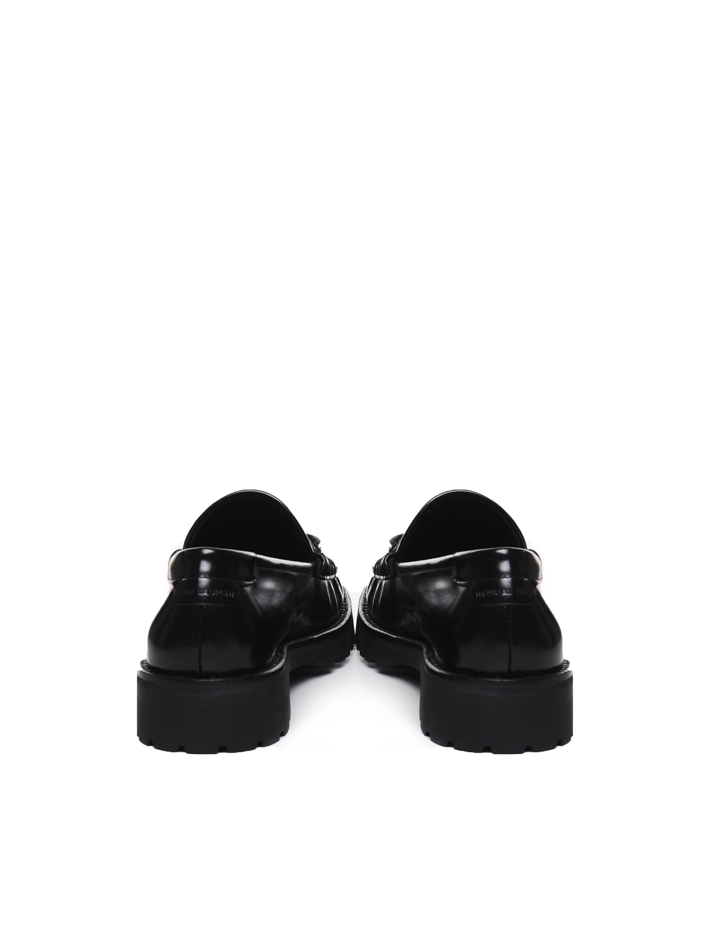 Saint Laurent Flat Shoes Black Calfskin