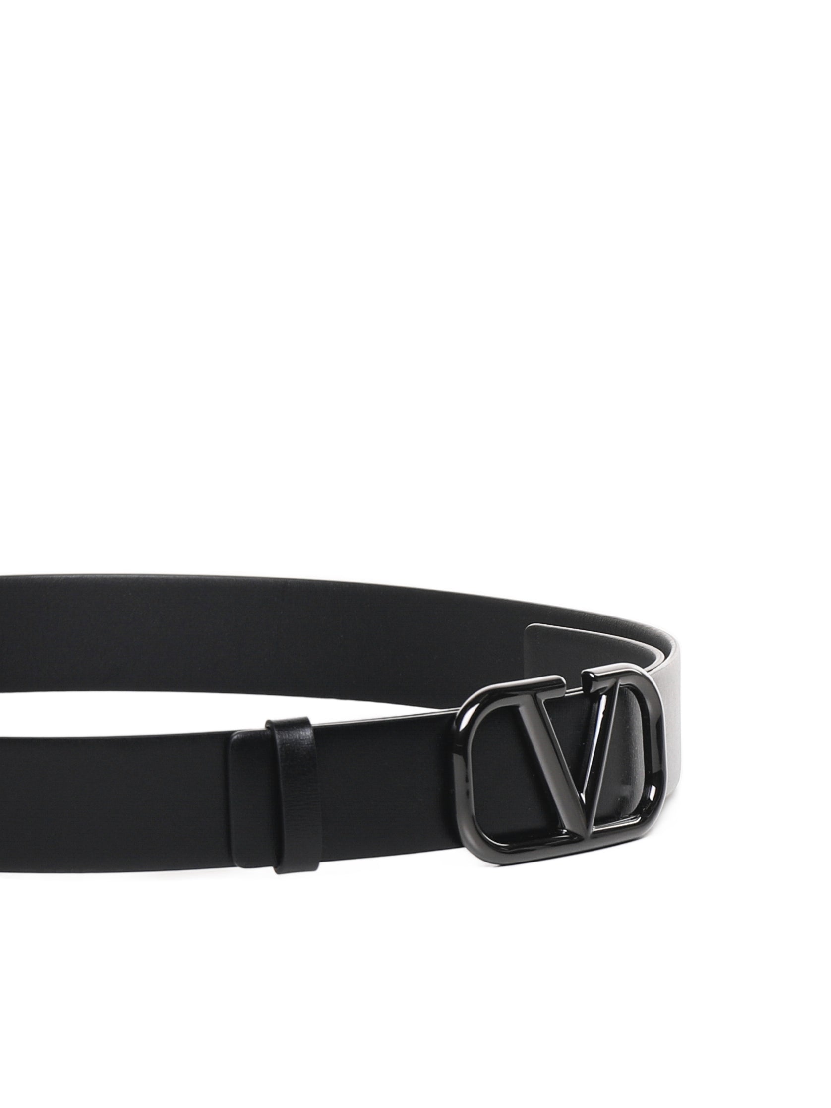Valentino Garavani Belts Black Calfskin