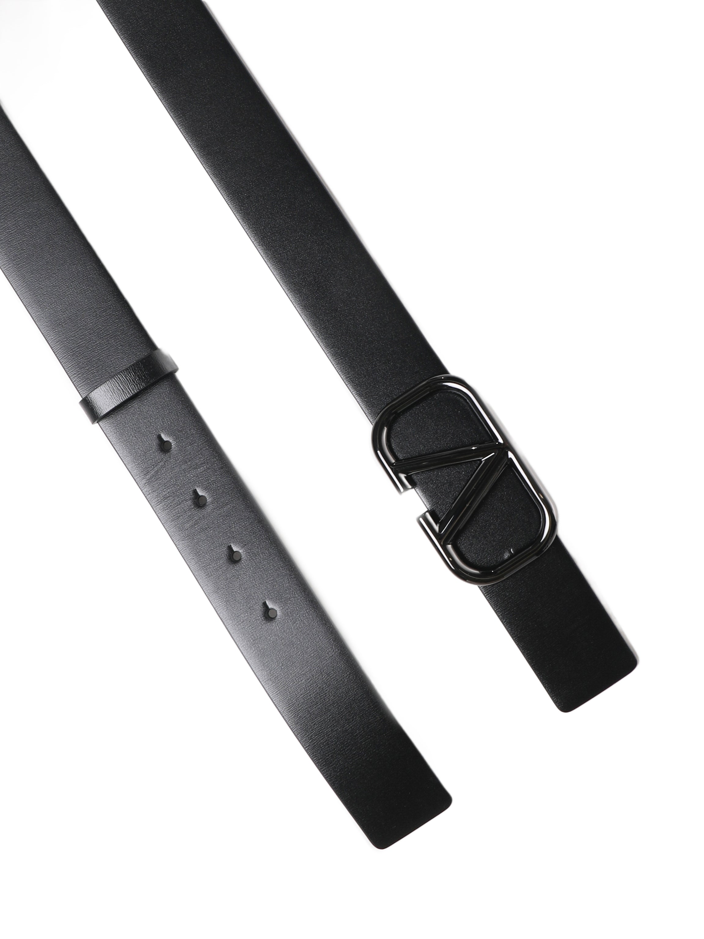 Valentino Garavani Belts Black Calfskin