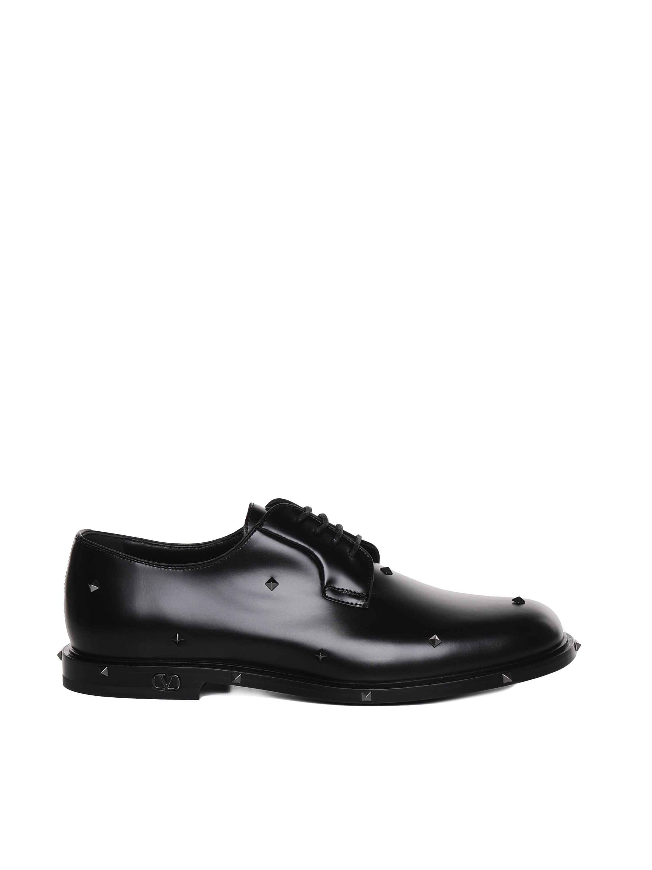 Valentino Garavani Flat Shoes Black Calfskin