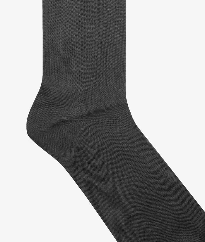 Long Cotton Socks Black