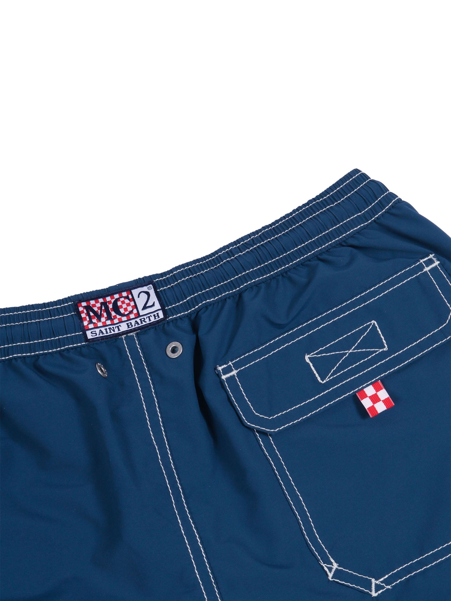 Patmos Jr-Toile 60 Marine Blue Polyester Boxer Mare Bimbo