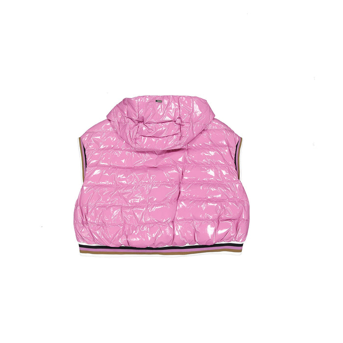 Herno Down Vest Jacket Pink Polyamide