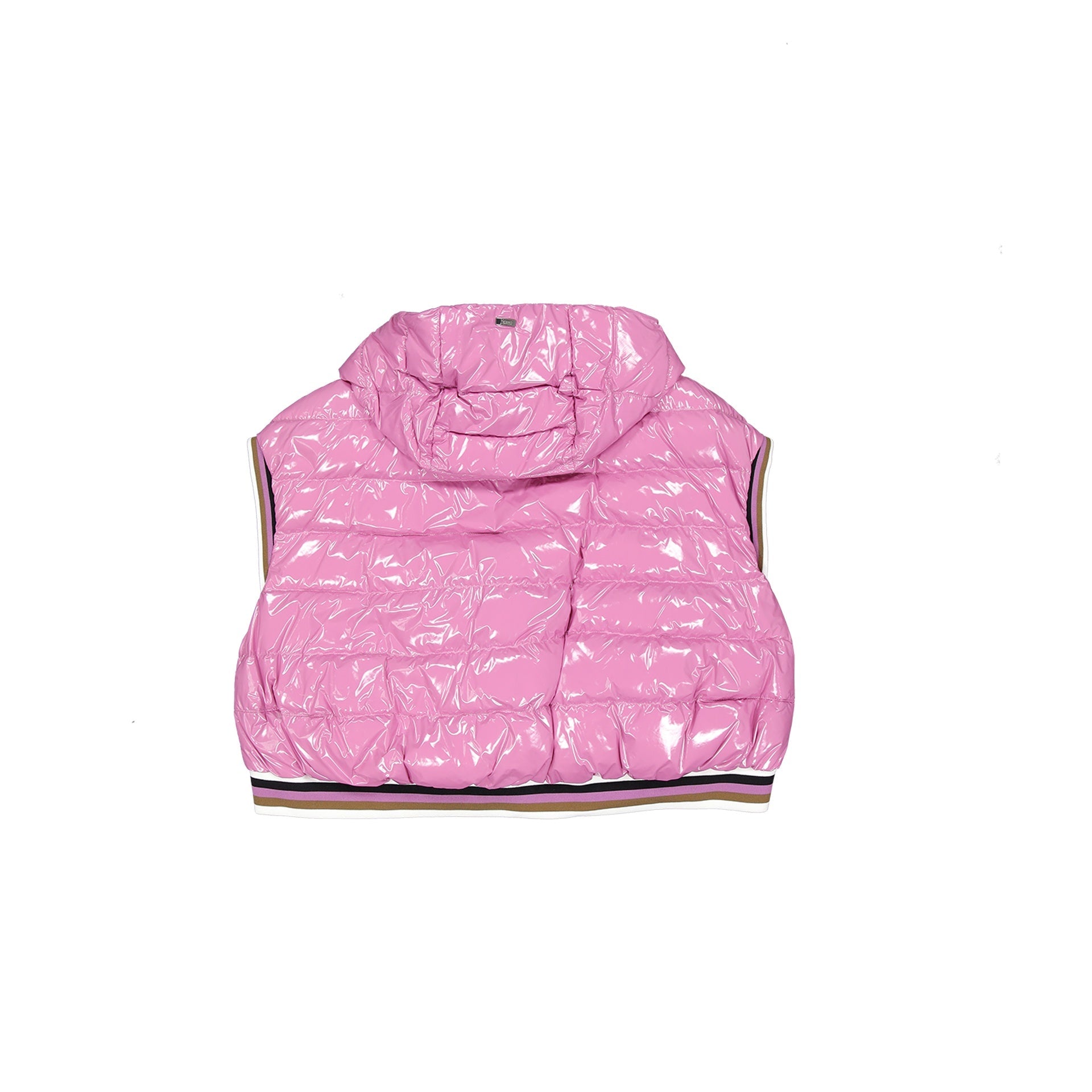 Herno Down Vest Jacket Pink Polyamide