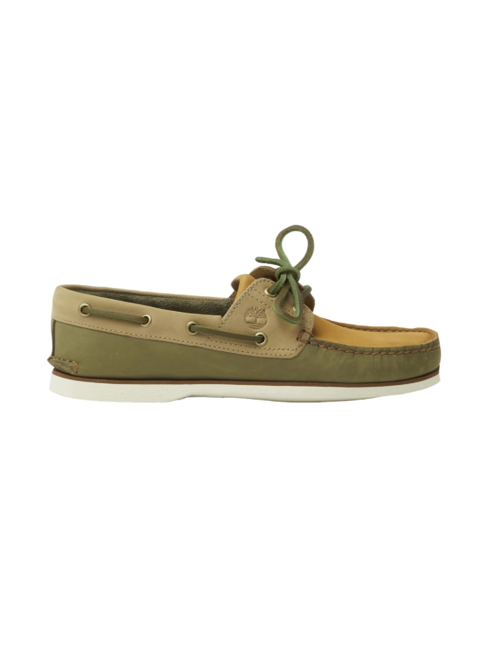Classic Boat 2 Eye Green Calf Leather Shoe