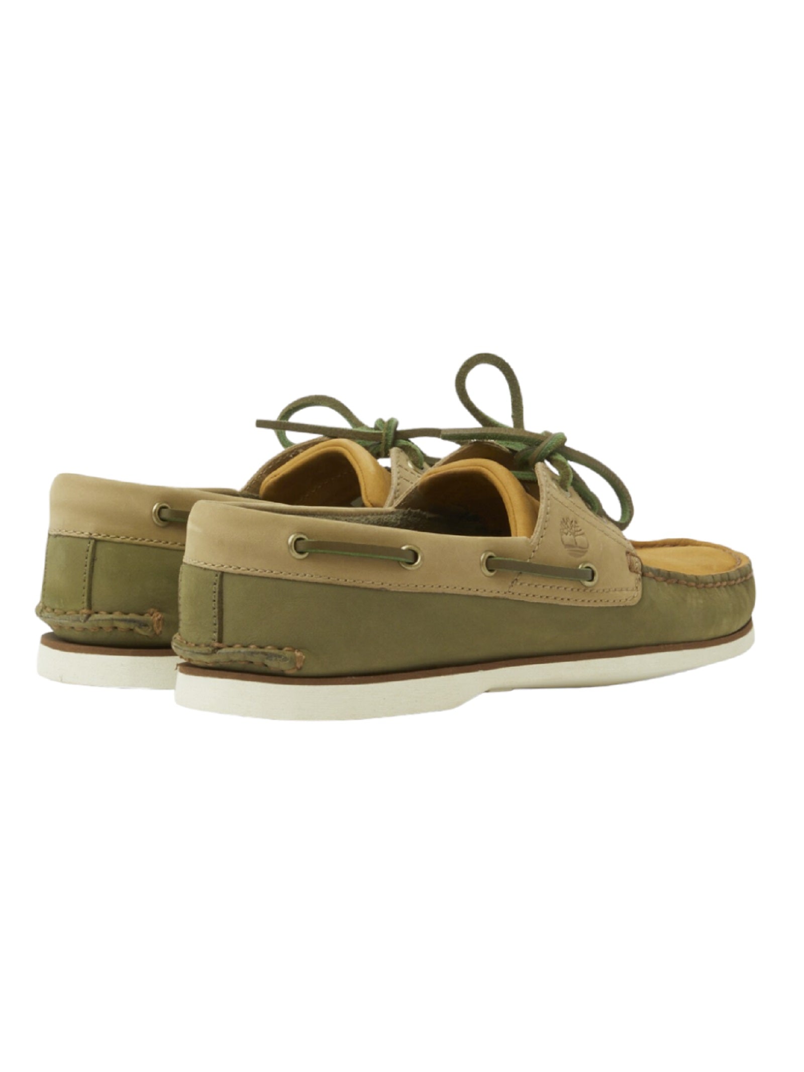 Classic Boat 2 Eye Green Calf Leather Shoe