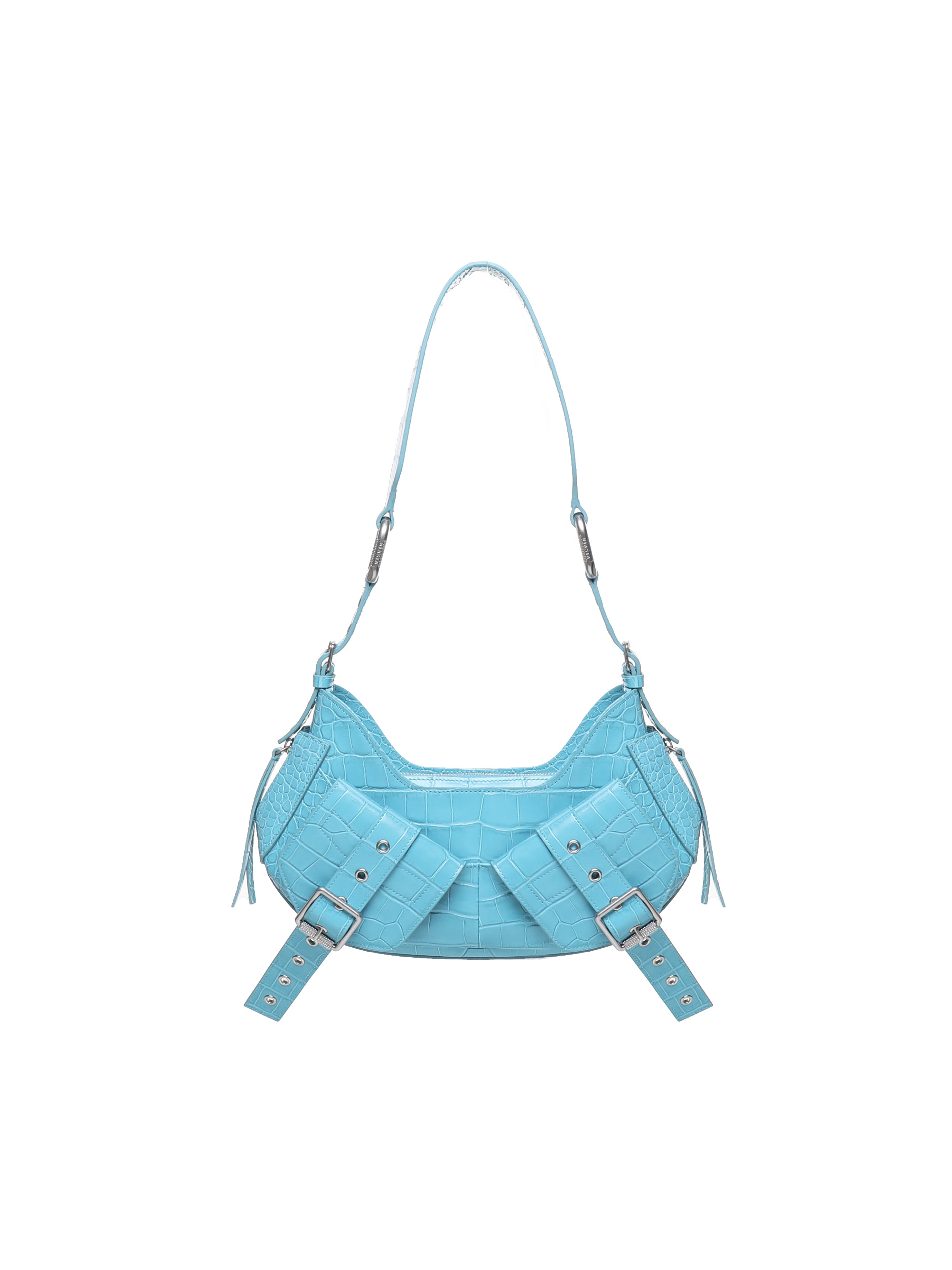 BIASIA Bags Turquoise Cowskin