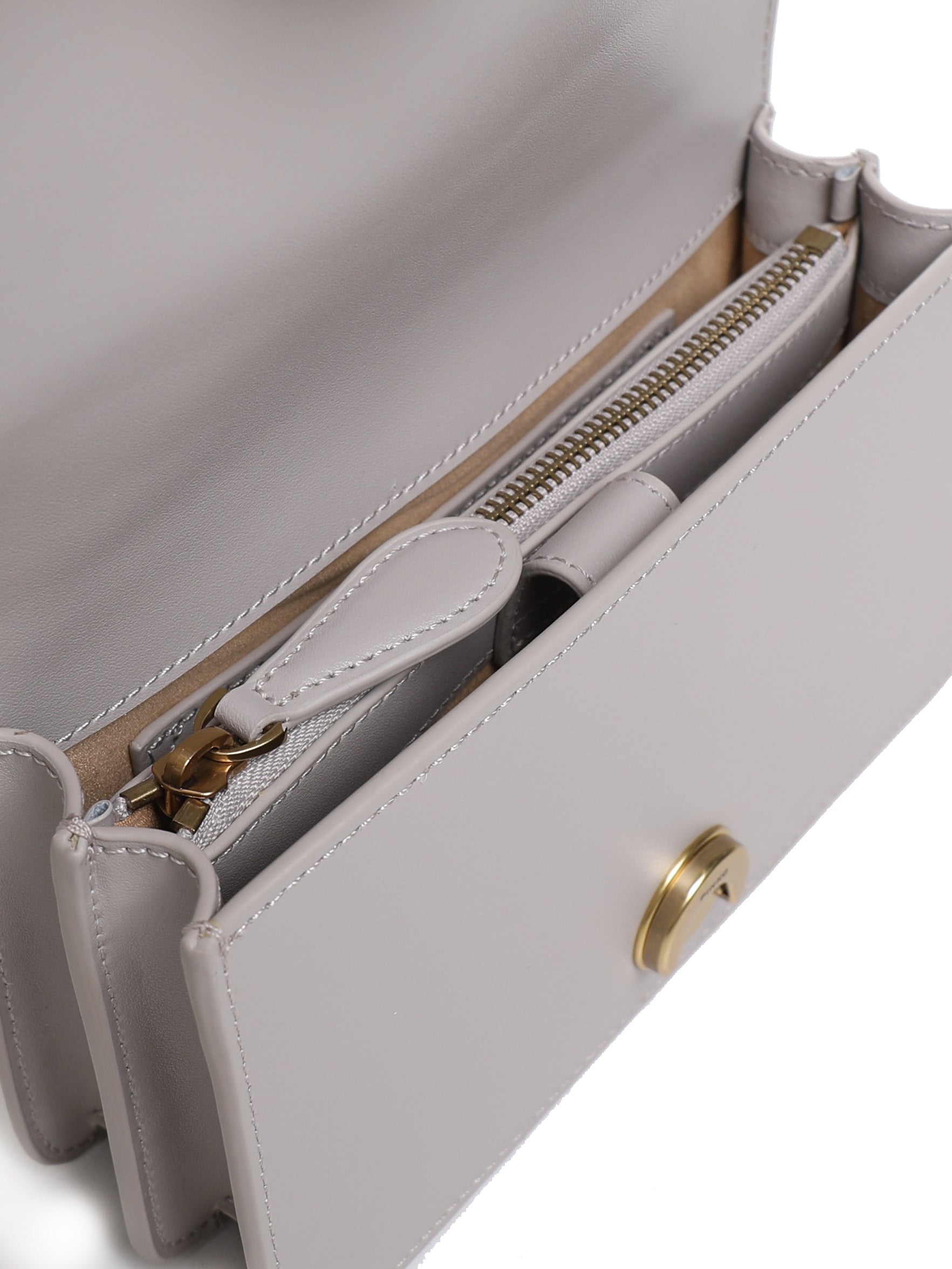 Pinko Bags Beige Calfskin