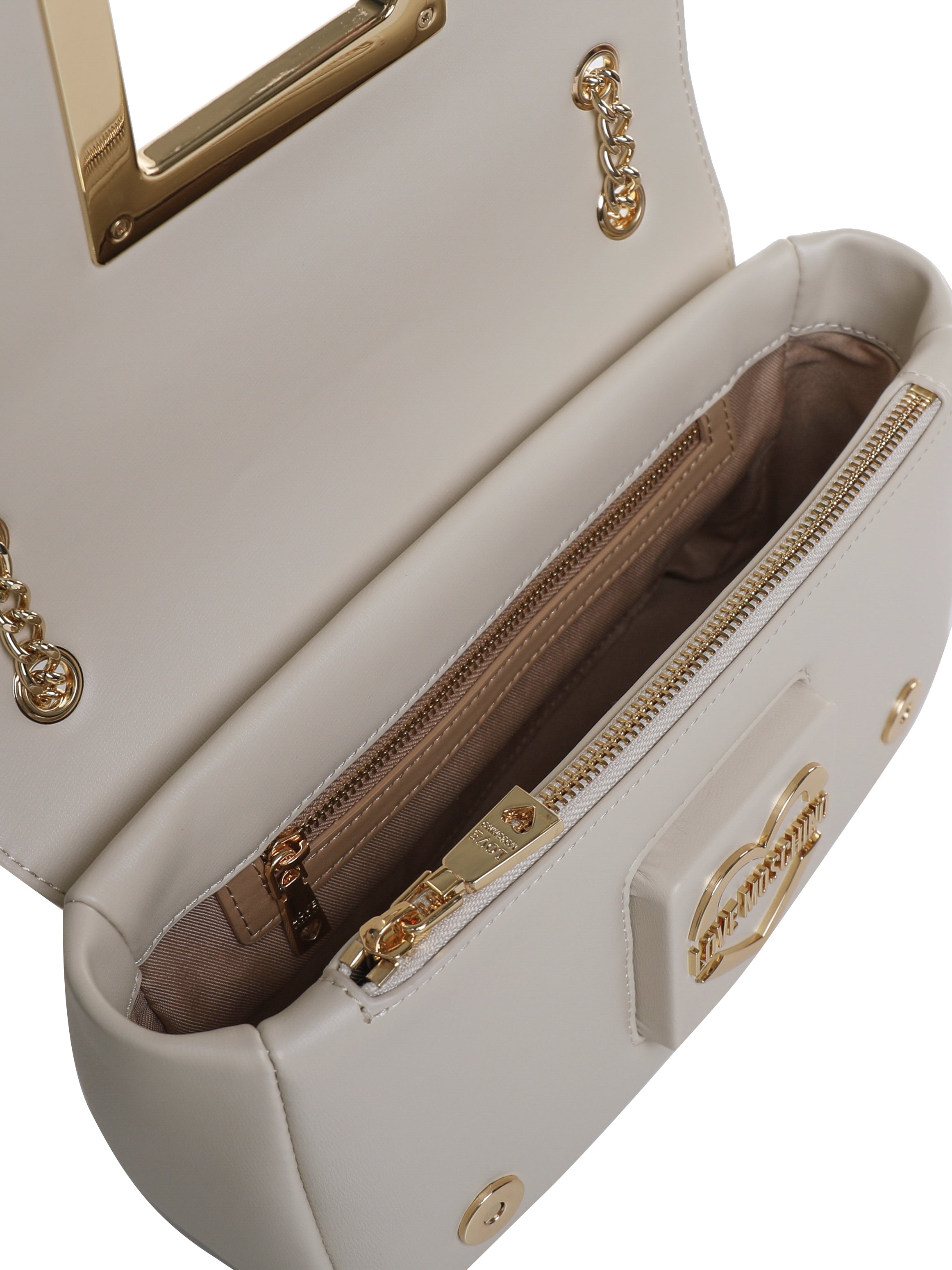 Love Moschino Bags Beige Leather