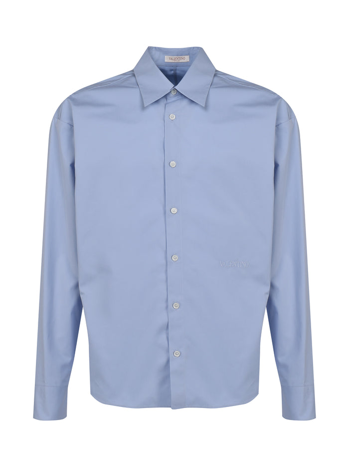 Valentino Garavani Shirts Blue Cotton
