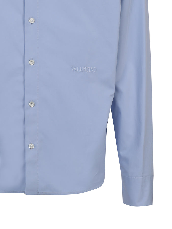 Valentino Garavani Shirts Blue Cotton