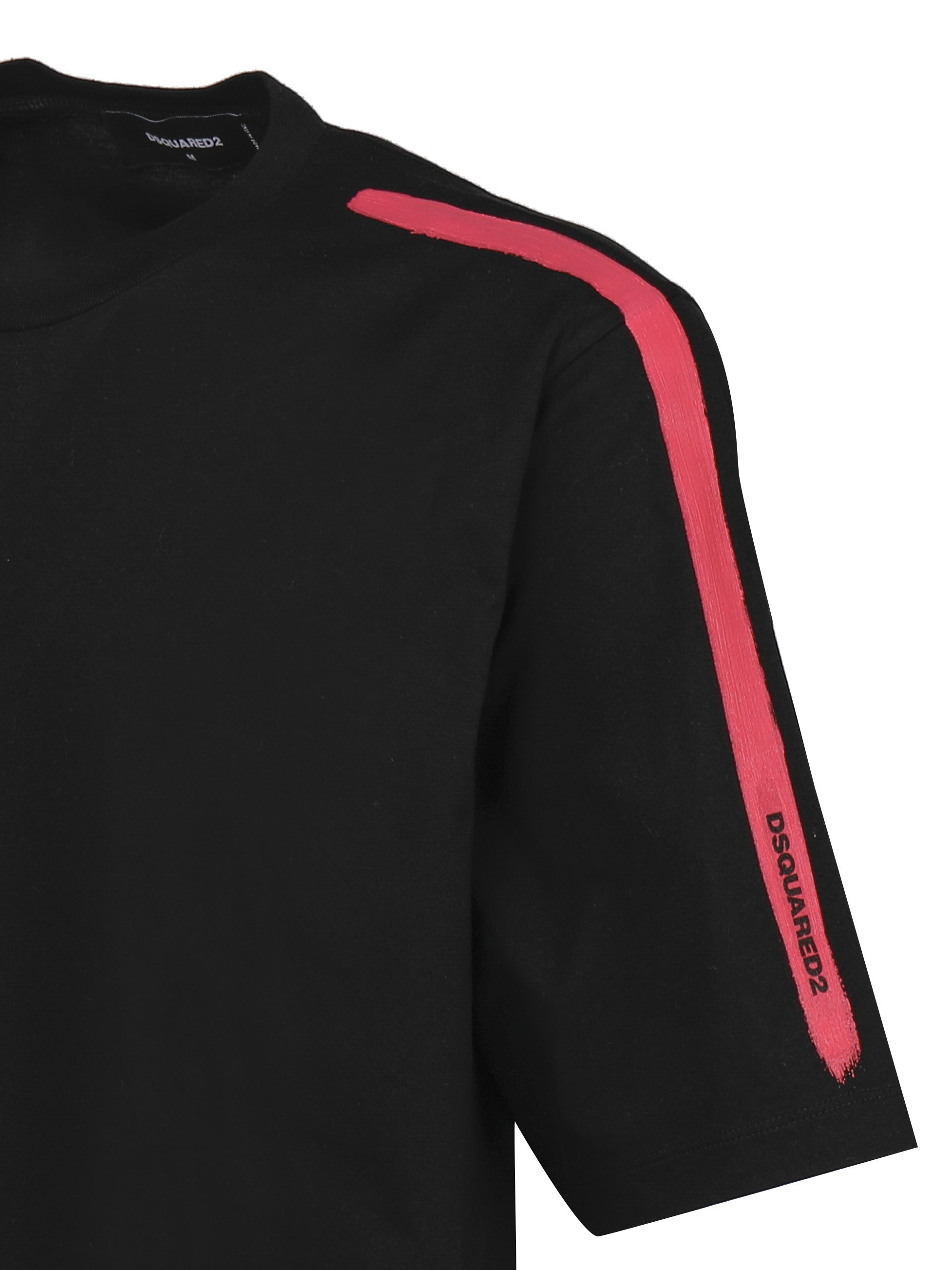 Dsquared2 T-Shirts And Polos Black Cotton