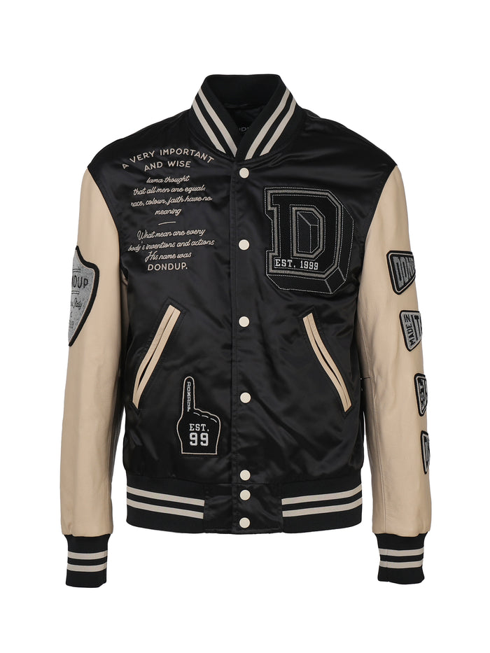 Dondup Coats Black Lambskin