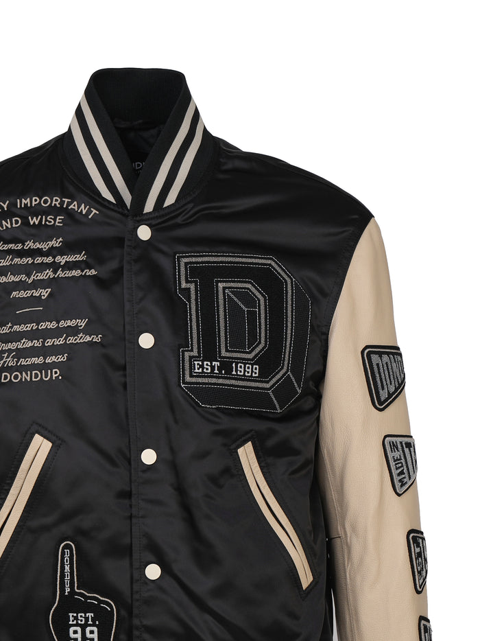 Dondup Coats Black Lambskin