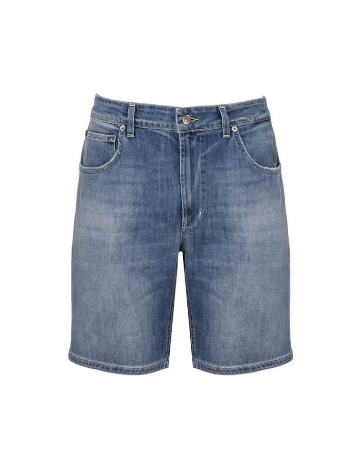 Dondup Shorts Blue Cotton