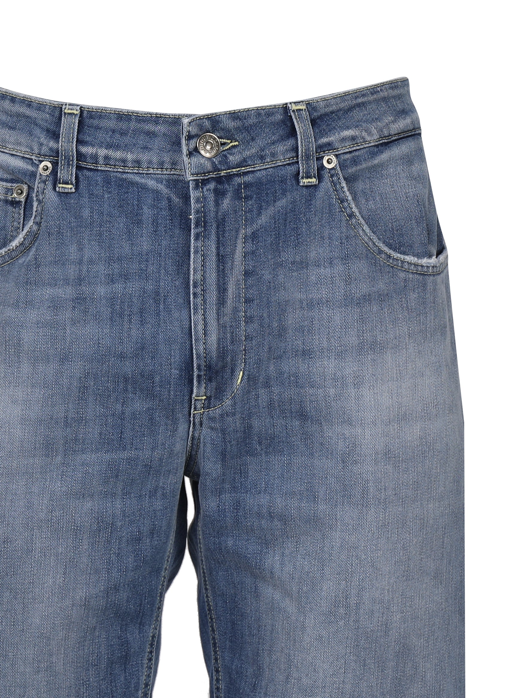 Dondup Shorts Blue Cotton