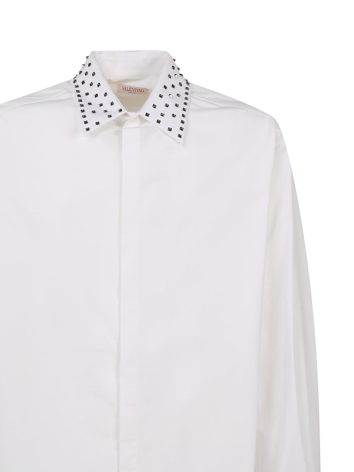 Valentino Garavani Shirts Optical White Cotton
