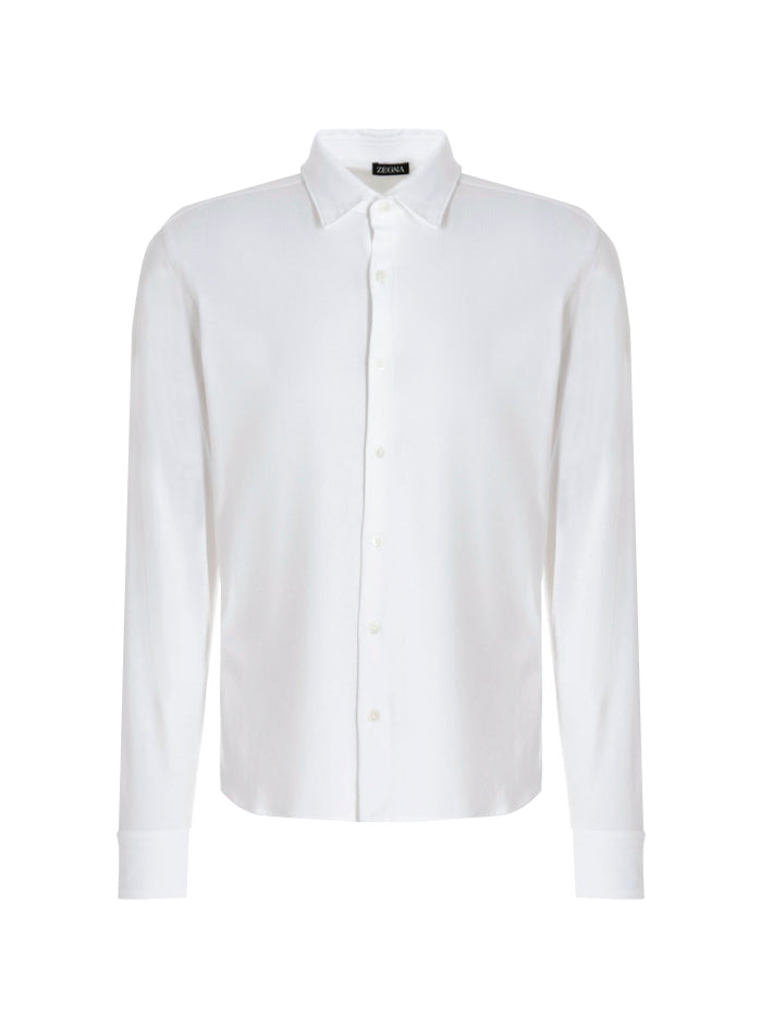 Zegna Shirts White Cotton