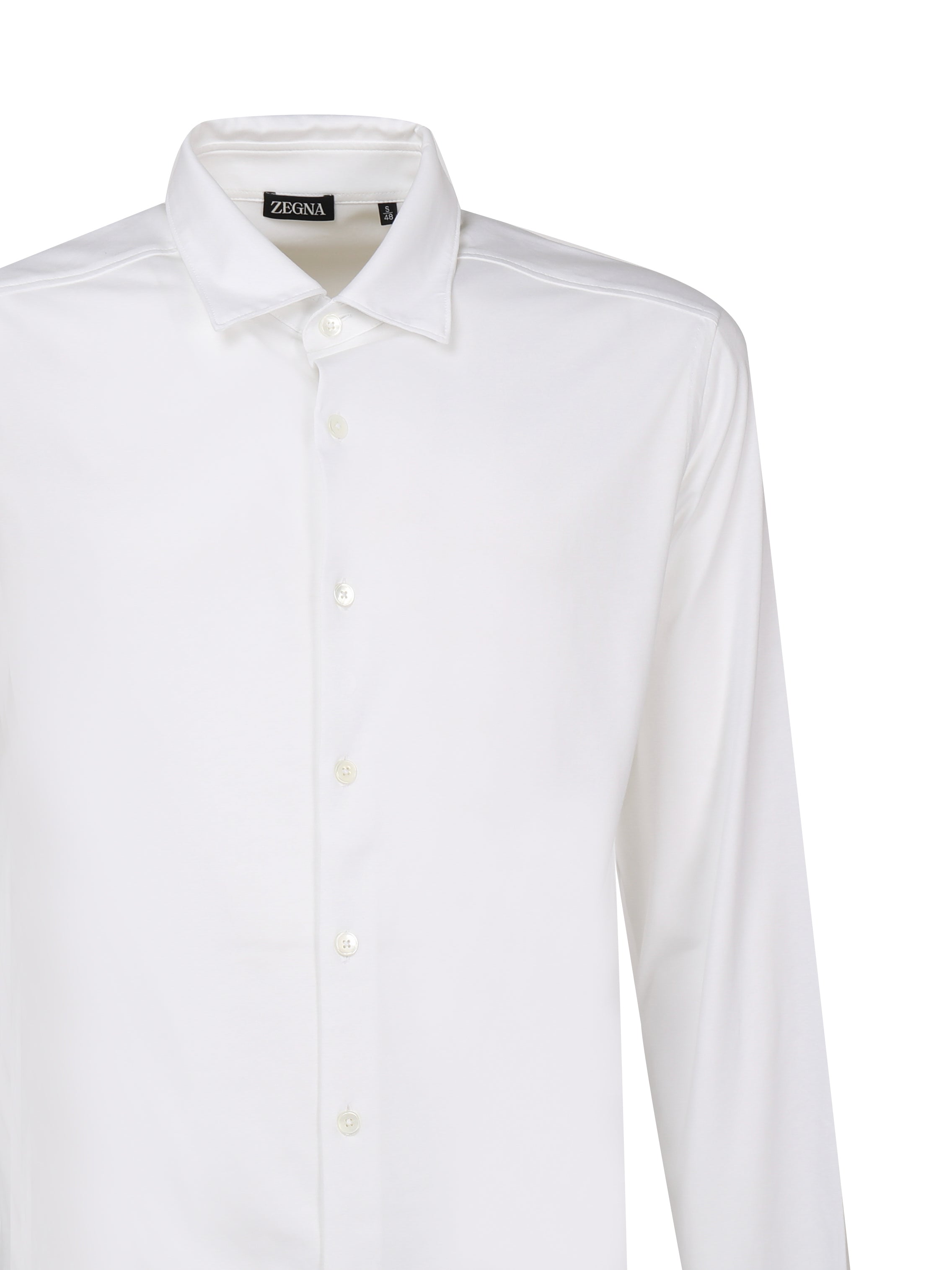 Zegna Shirts White Cotton