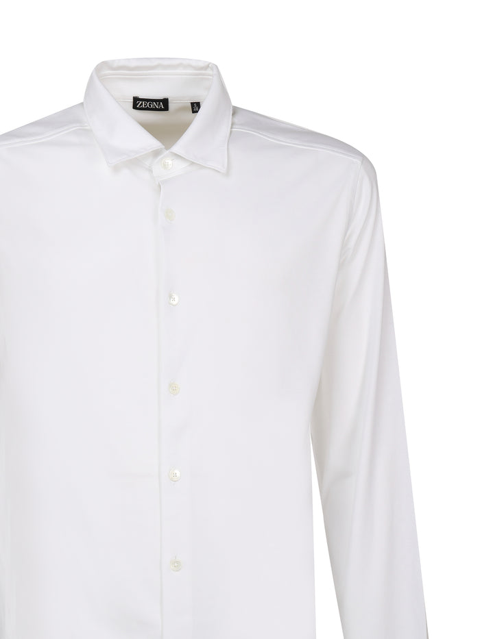 Zegna Shirts White Cotton