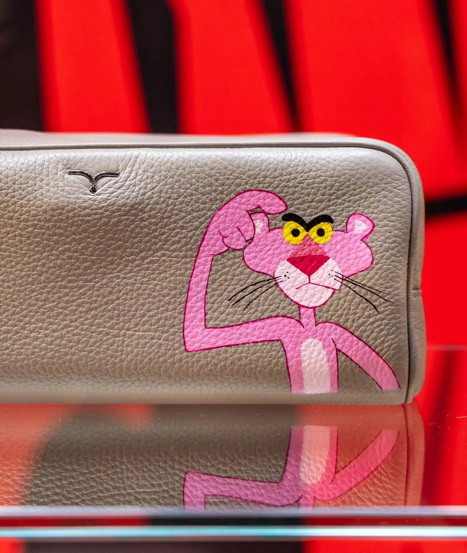 Wash Bag Pink Panther Olive Necessaire