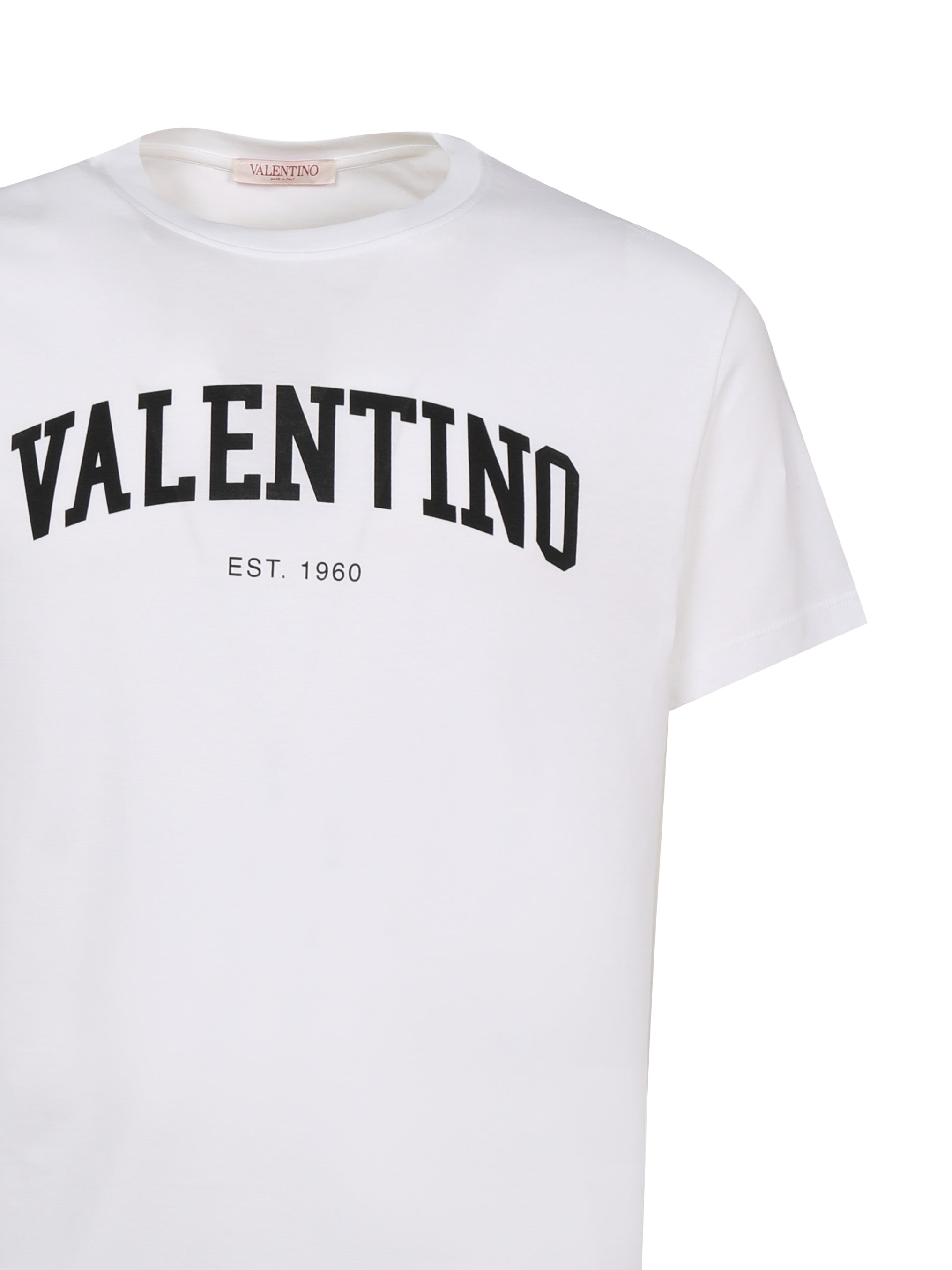 Valentino Garavani T-Shirts And Polos White, Black Cotton