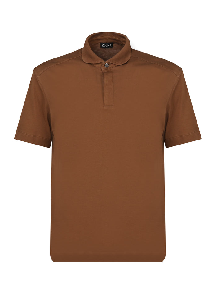 Zegna Shirts Brown Cotton