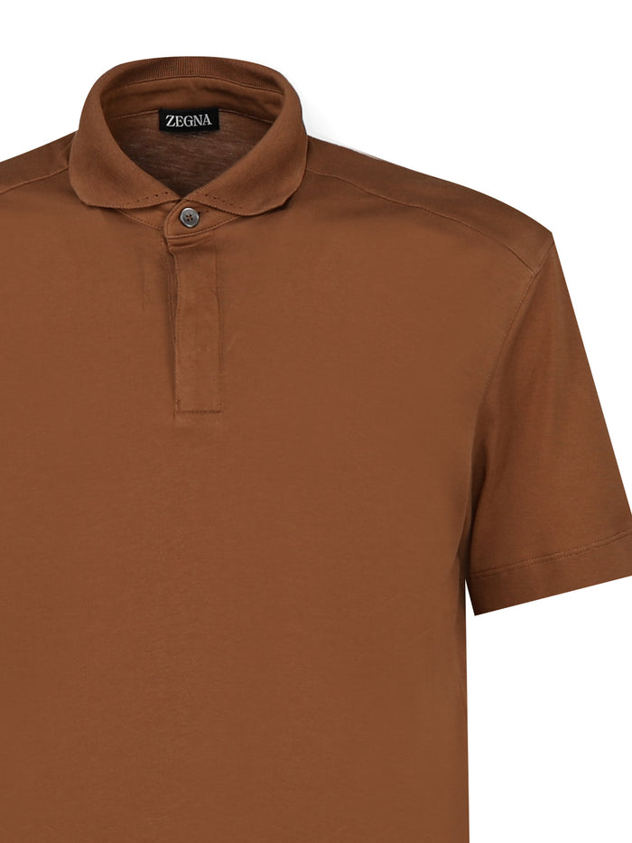 Zegna Shirts Brown Cotton
