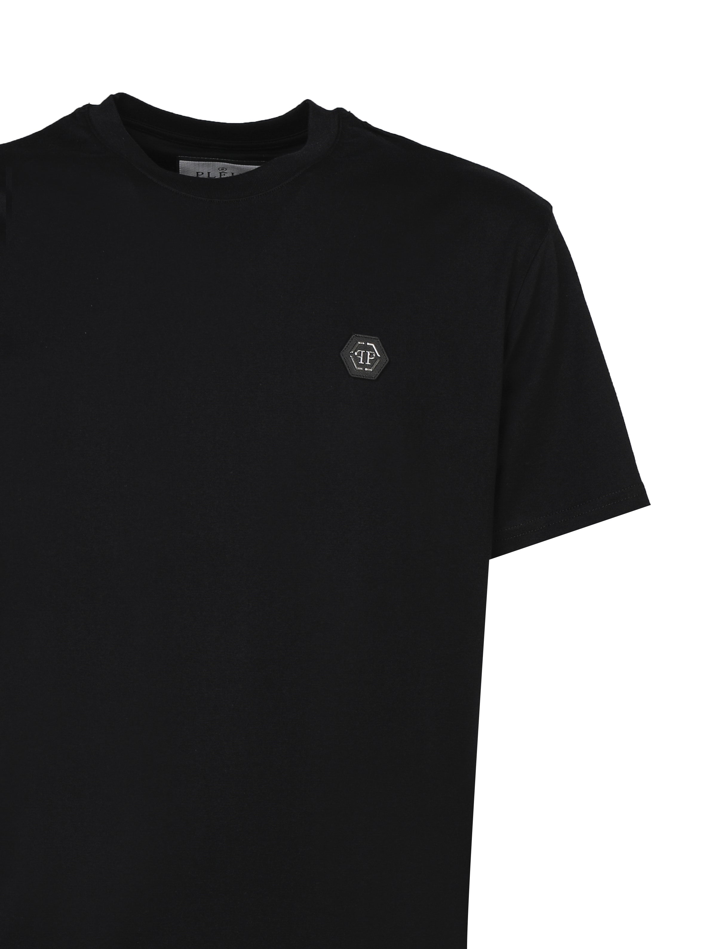 Philipp Plein T-Shirts And Polos Black Cotton