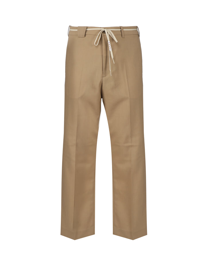 Marni Trousers Dijon Virgin Wool