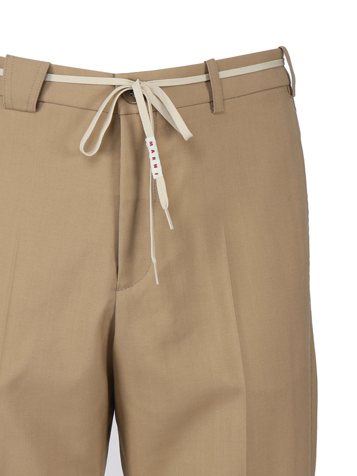 Marni Trousers Dijon Virgin Wool