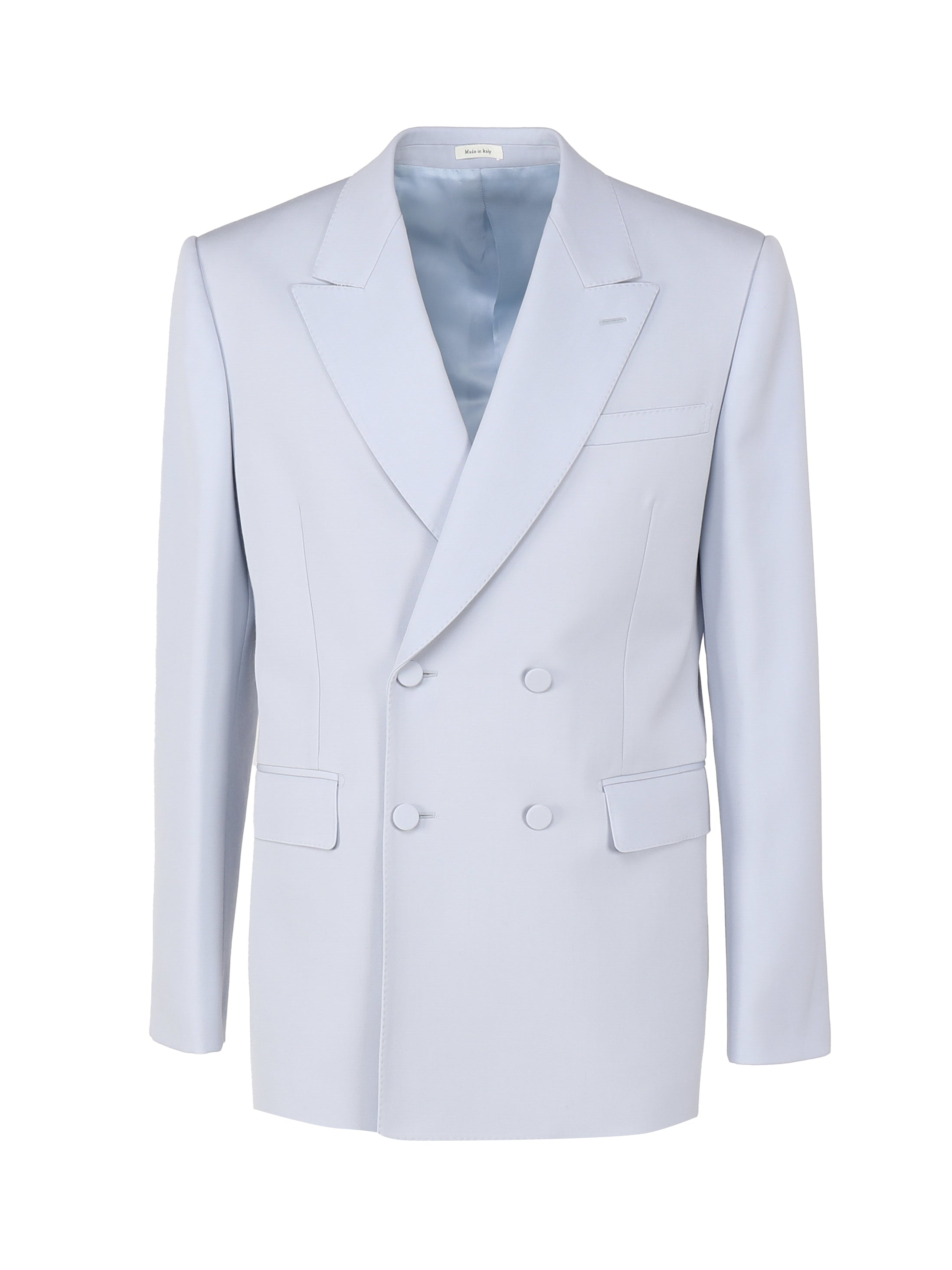 Alexander Mcqueen Jackets Dove Grey Wool