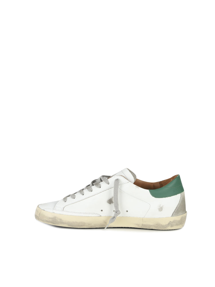 Golden Goose Sneakers White/ice/green Leather