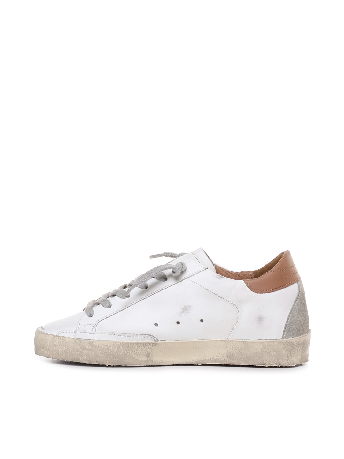 Golden Goose Sneakers White/ice/light Brown Leather