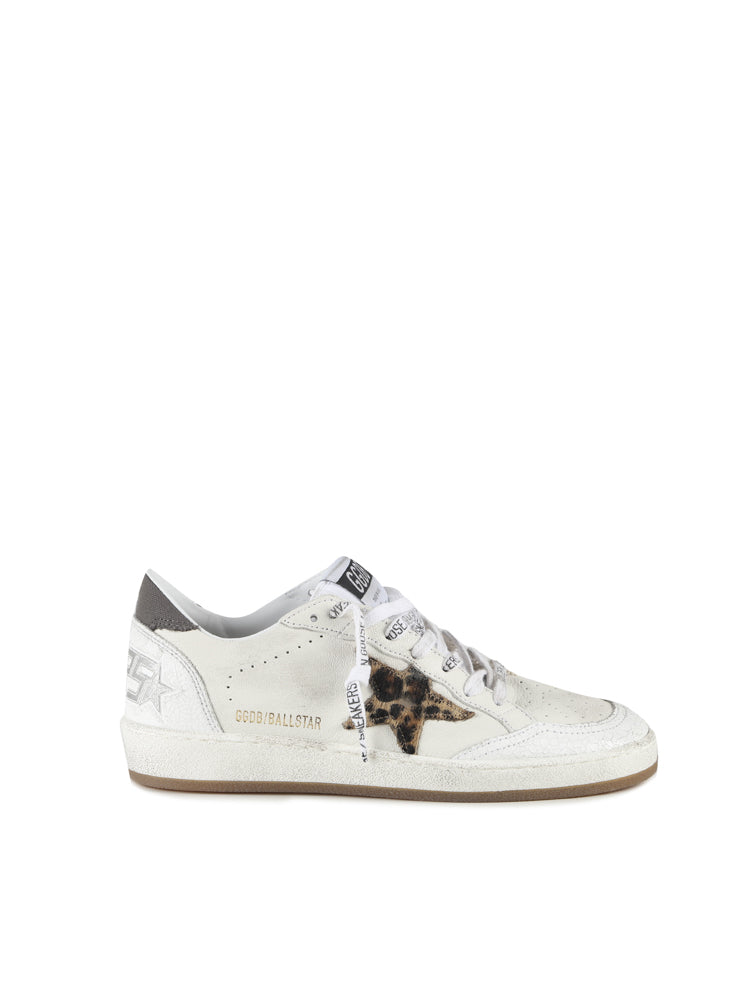 Golden Goose Sneakers White/beige Brown Black Calfskin