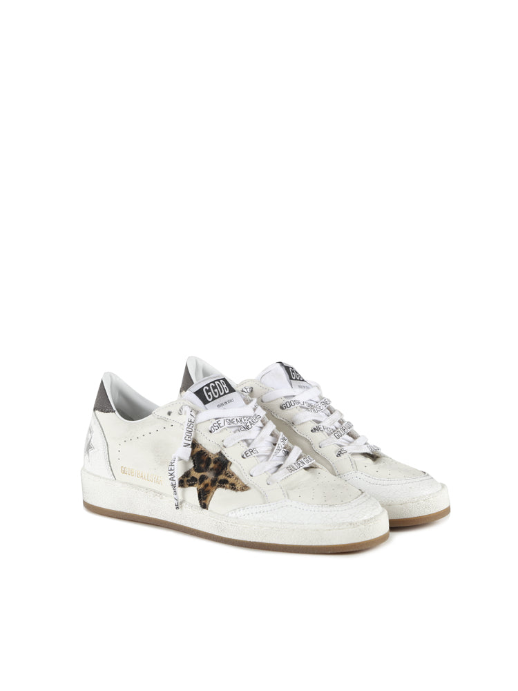 Golden Goose Sneakers White/beige Brown Black Calfskin