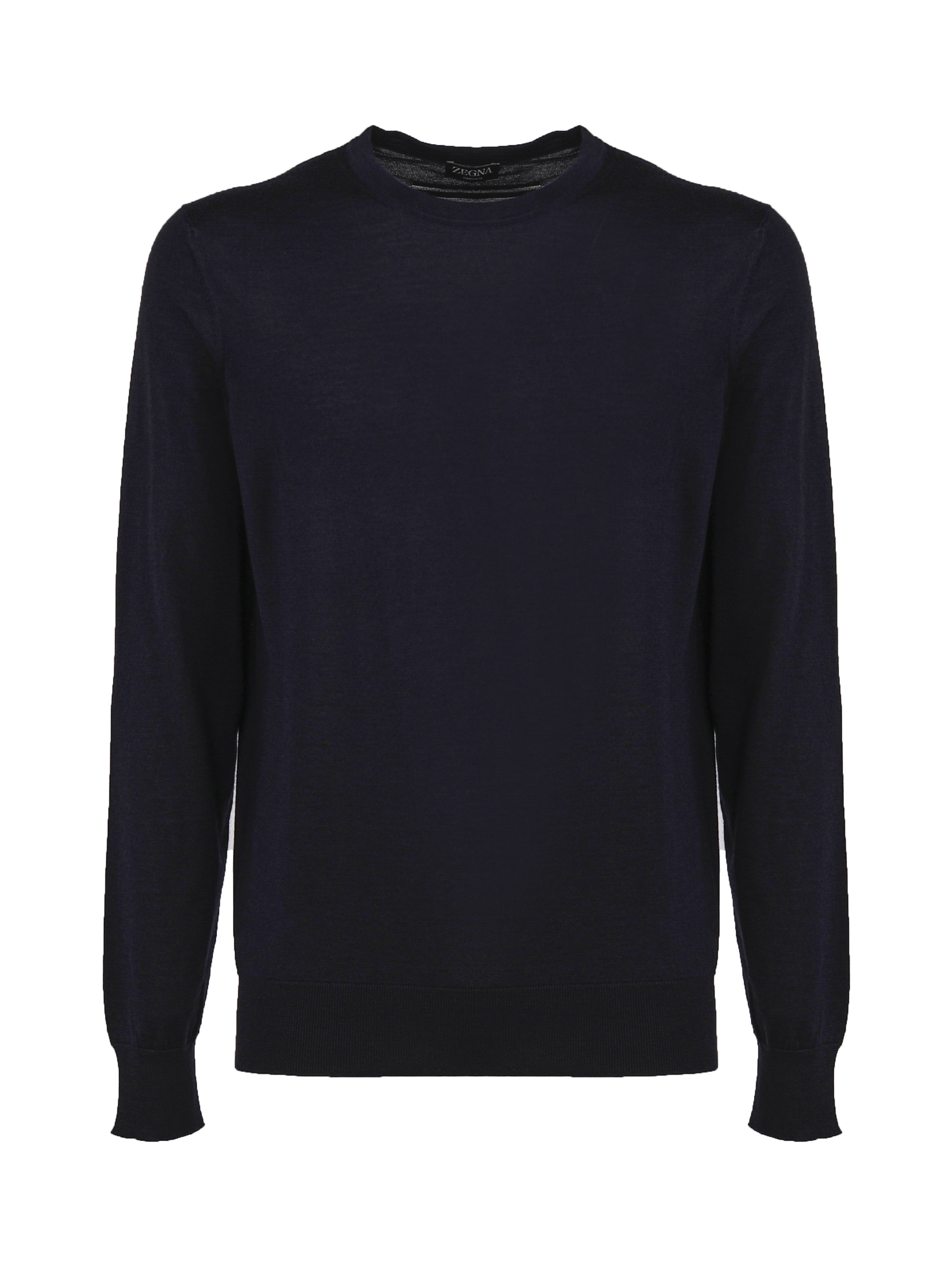 Zegna Sweaters Blue Cashmere Silk |