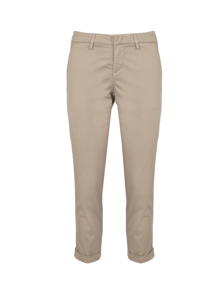 Fay Rtw Beige Cotton Elastane