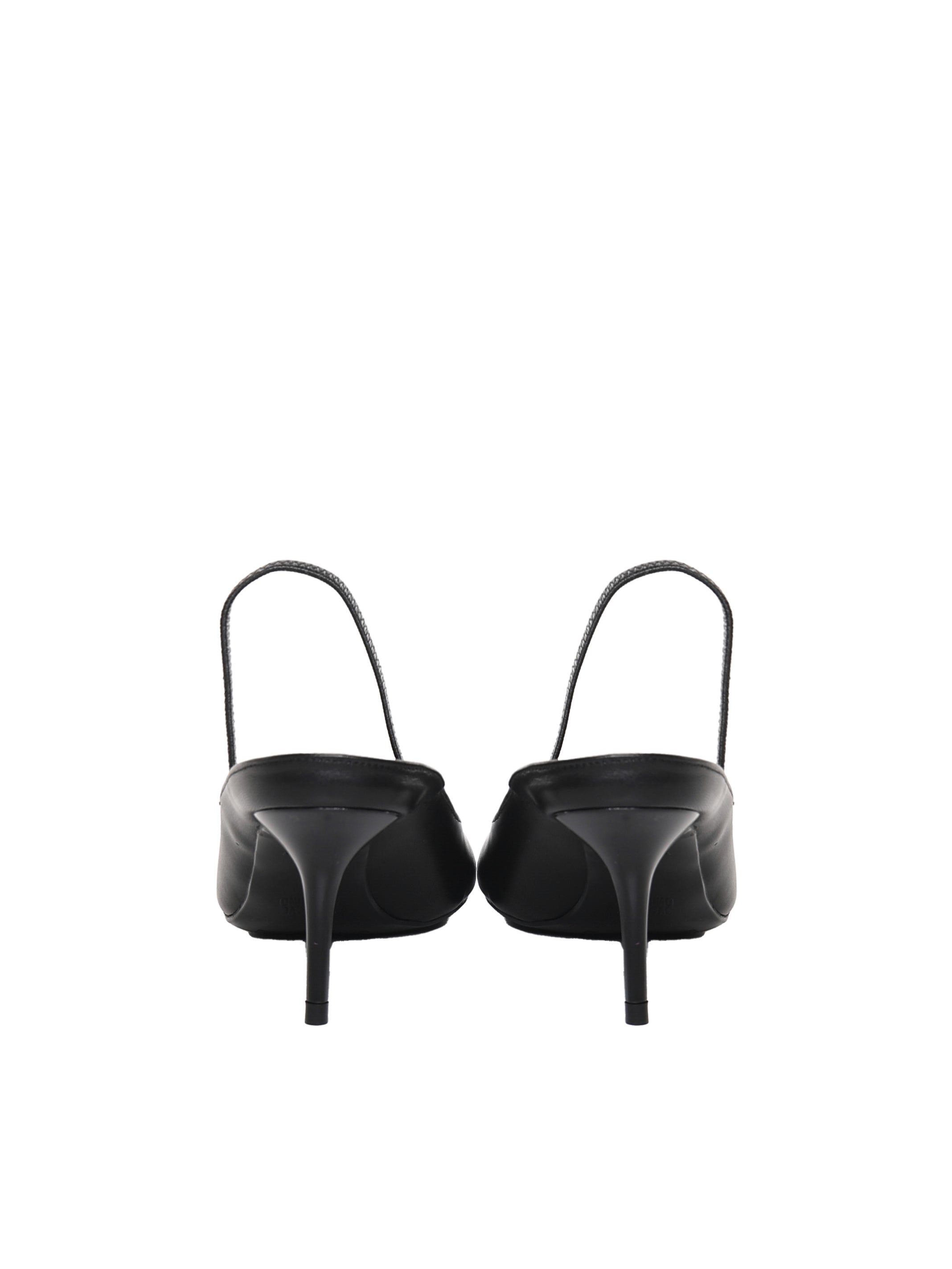 Love Moschino With Heel Black Calfskin