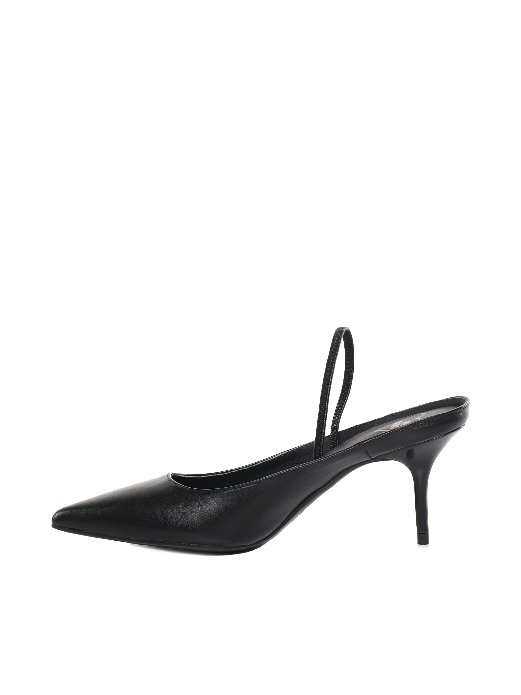 Love Moschino With Heel Black Calfskin