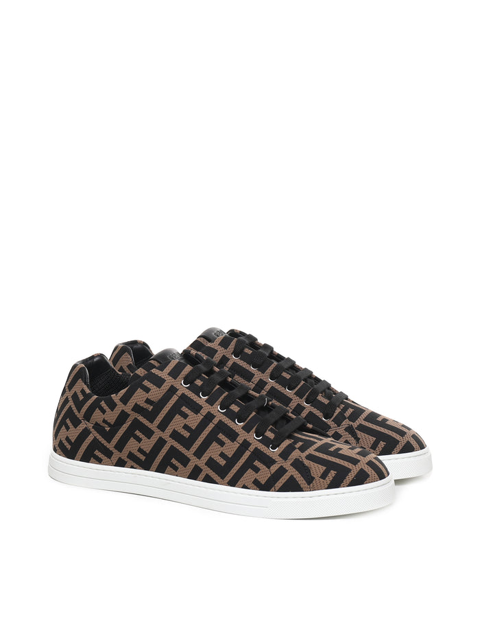 Fendi Sneakers Tobacco, Brown Poliestere