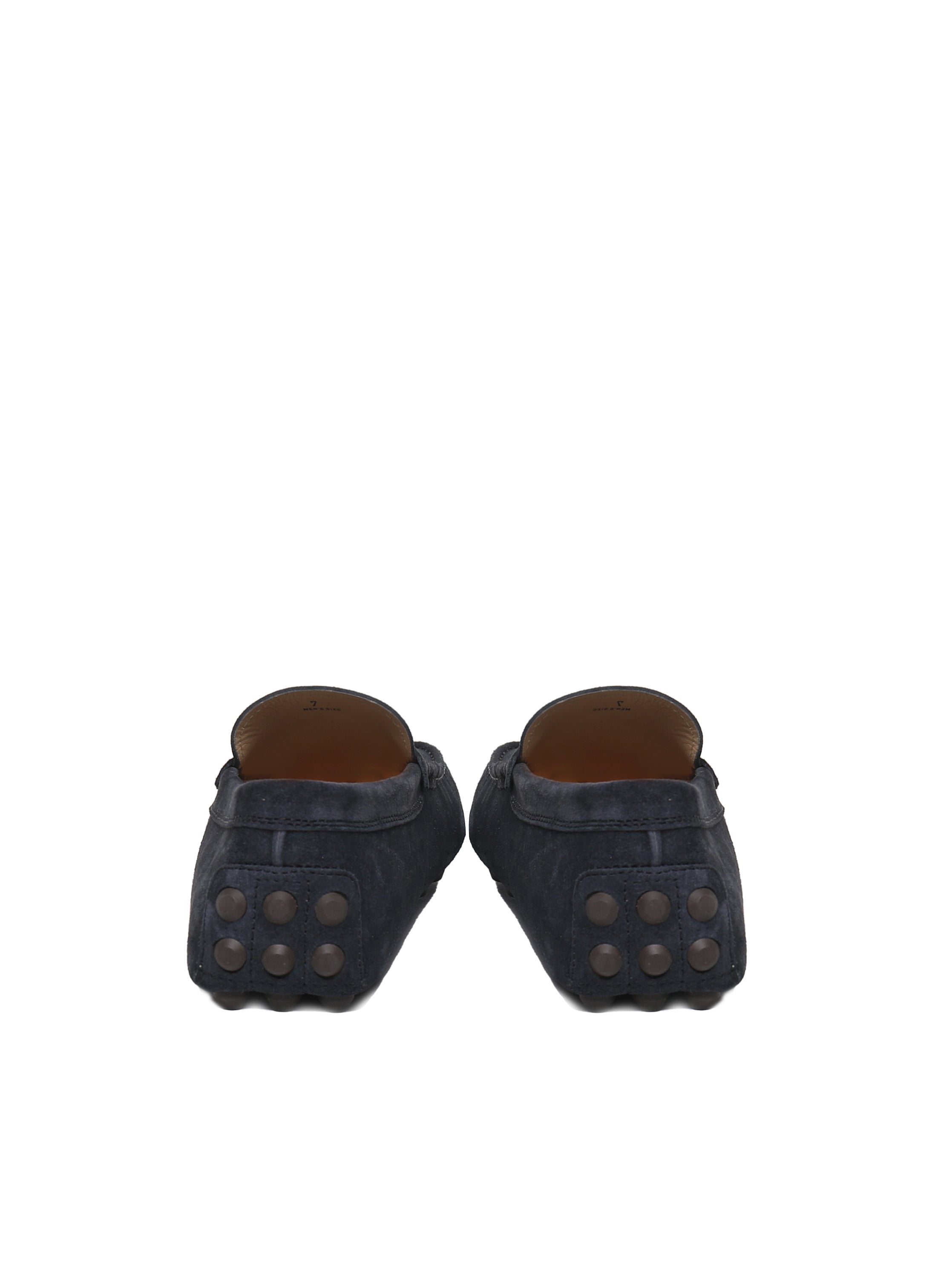 Tods Flat Shoes Blue Suede