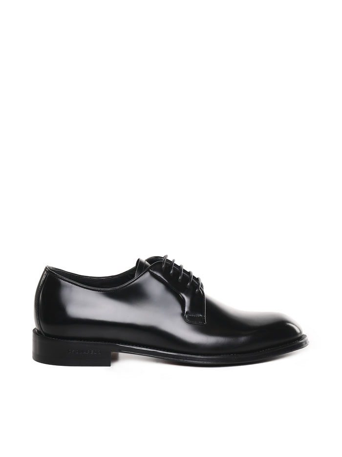 Dsquared2 Flat Shoes Black Calfskin