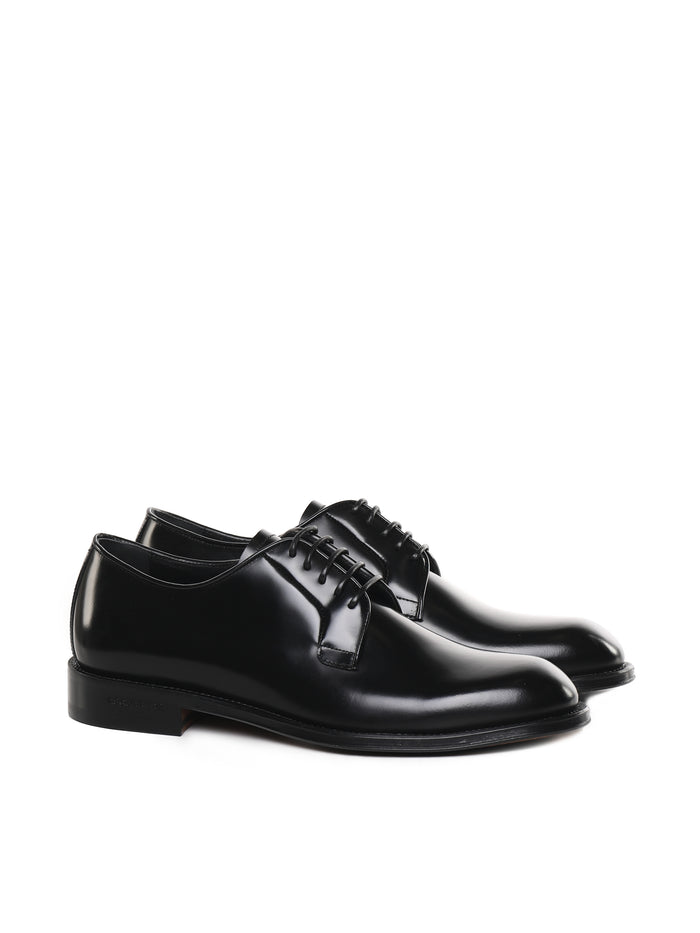 Dsquared2 Flat Shoes Black Calfskin
