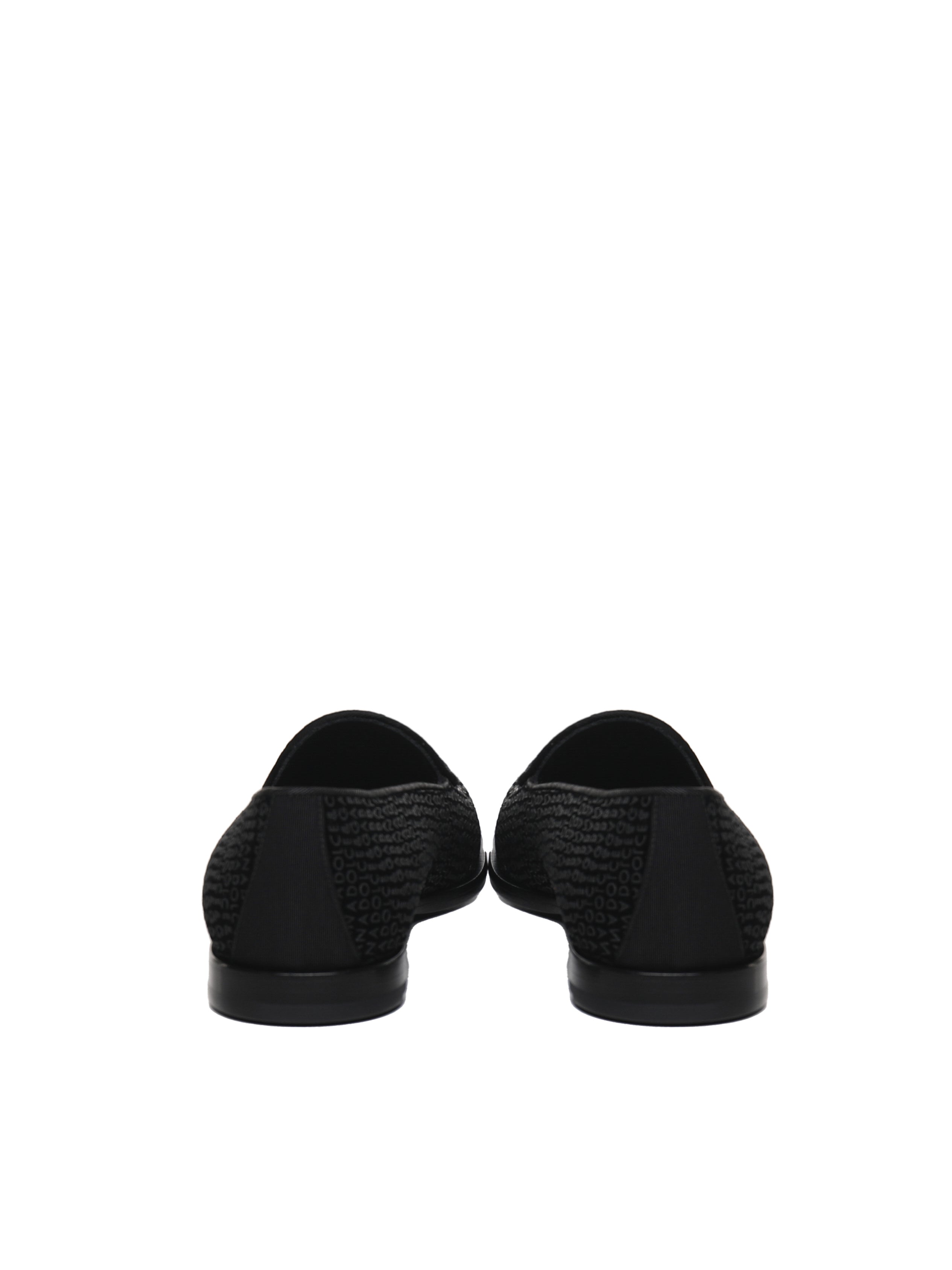 Dolce & Gabbana Flat Shoes Black Velvet