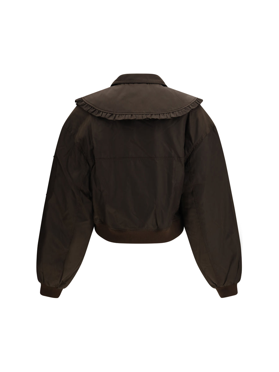 Bomber Jacket Duchesse Nylon Demitasse Polyamide