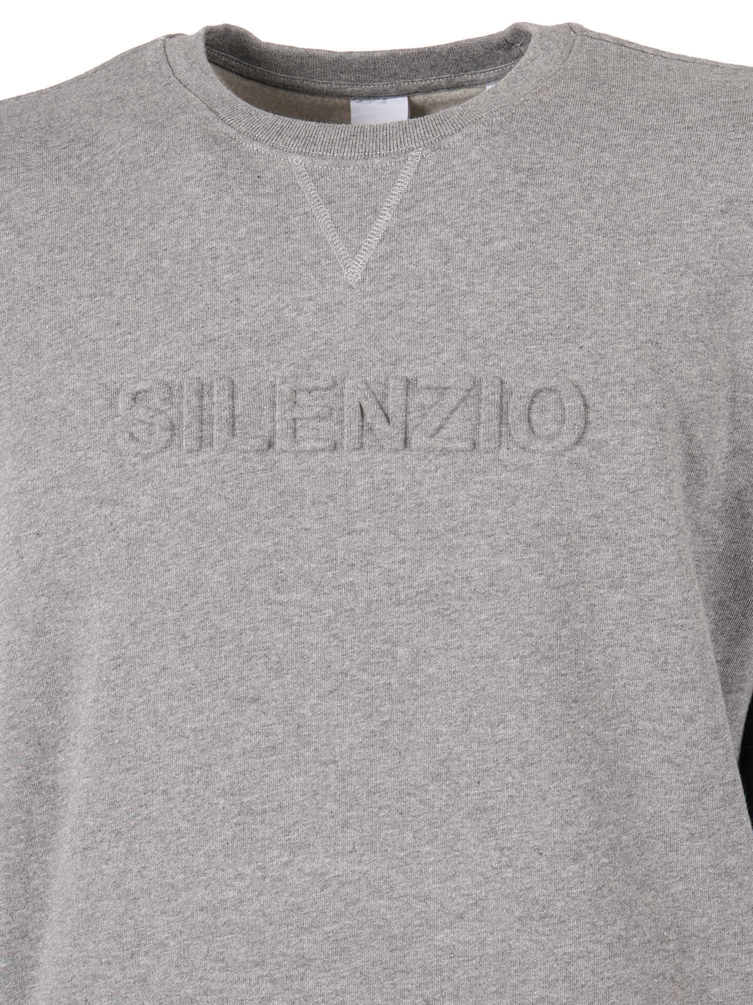 Man Jersey Sweatshirt Grey Cotton