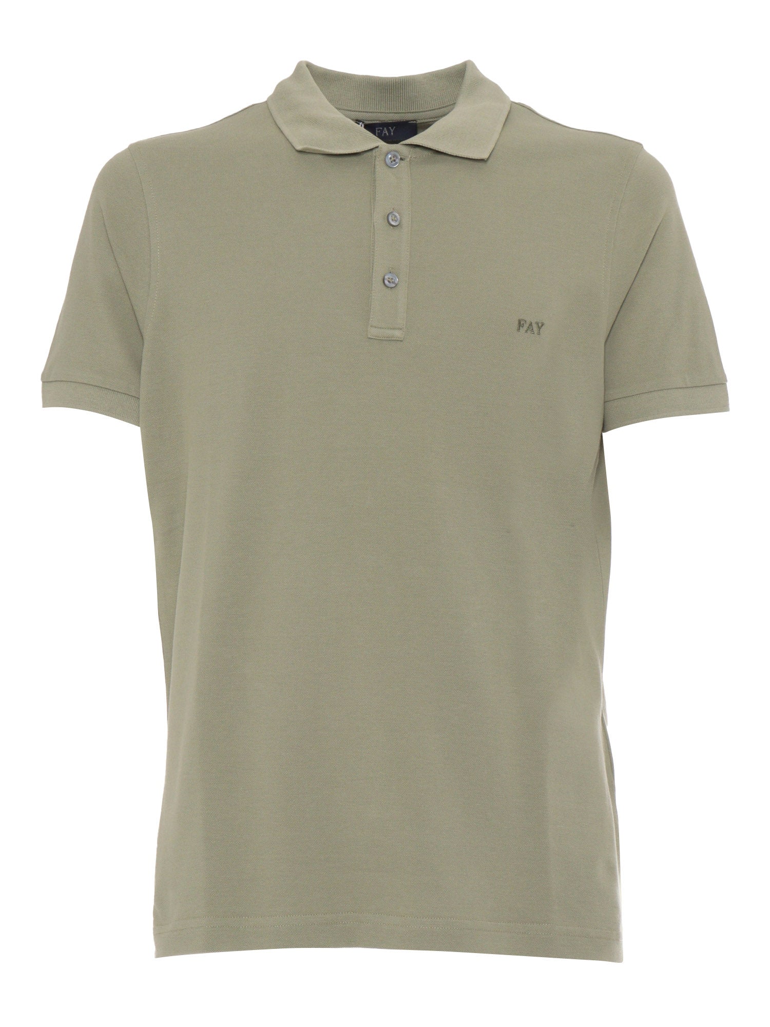PIQUET STRETCH POLO Green Cotton Elastane Shirt